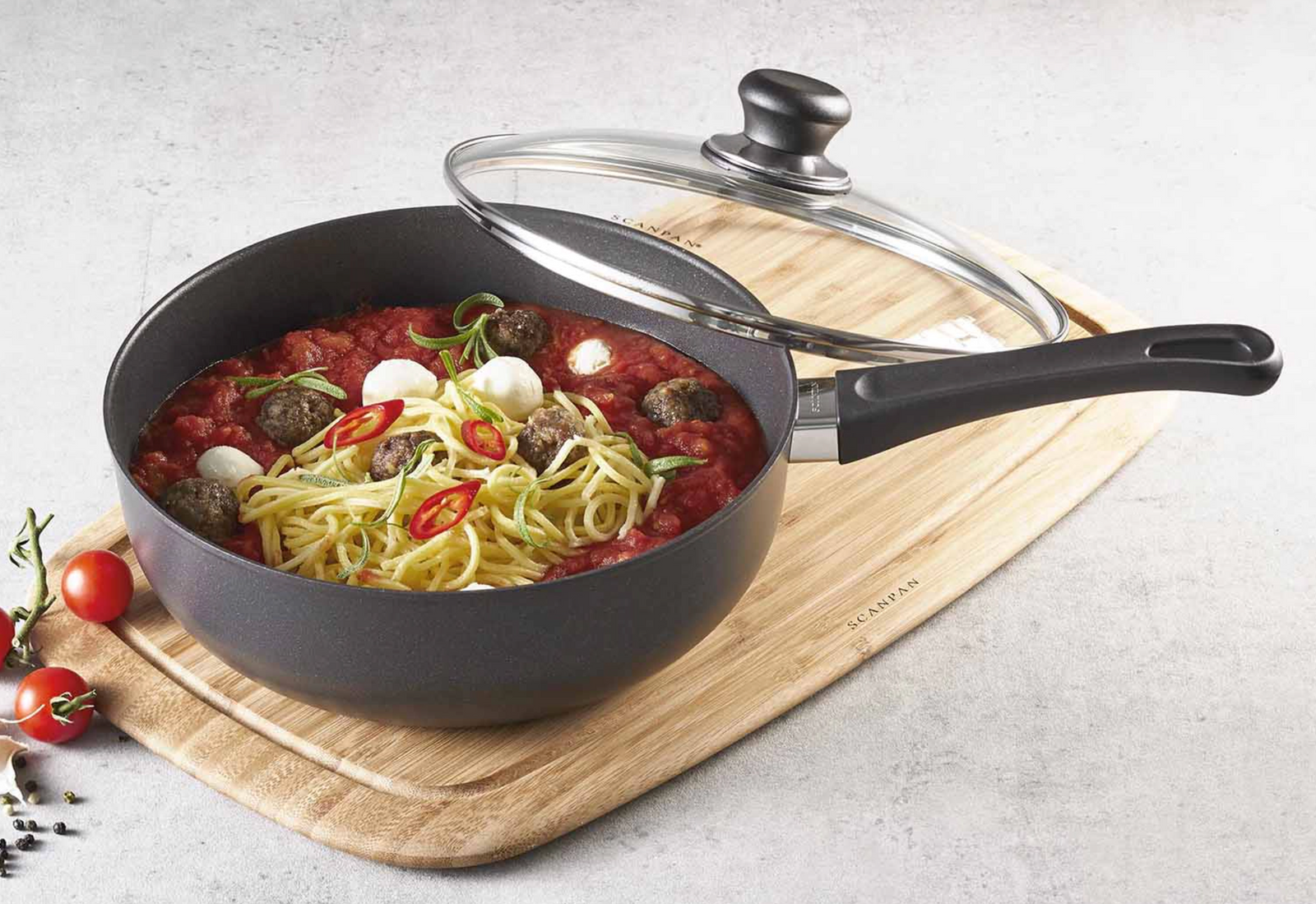 Scanpan Classic Deep Sauté Pan with Lid – 26 cm / 3.7 L by Kitchen Niche