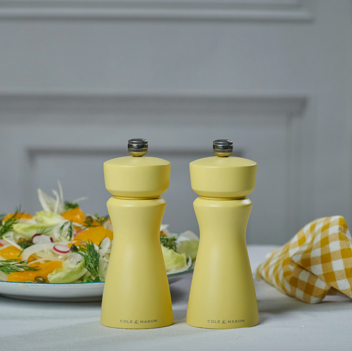 Cole & Mason Kenton Salt & Pepper Mill – Turmeric