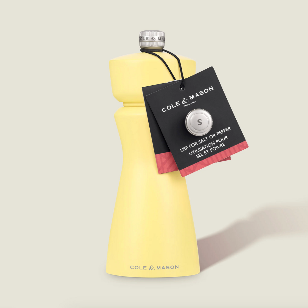 Cole & Mason Kenton Salt & Pepper Mill – Turmeric