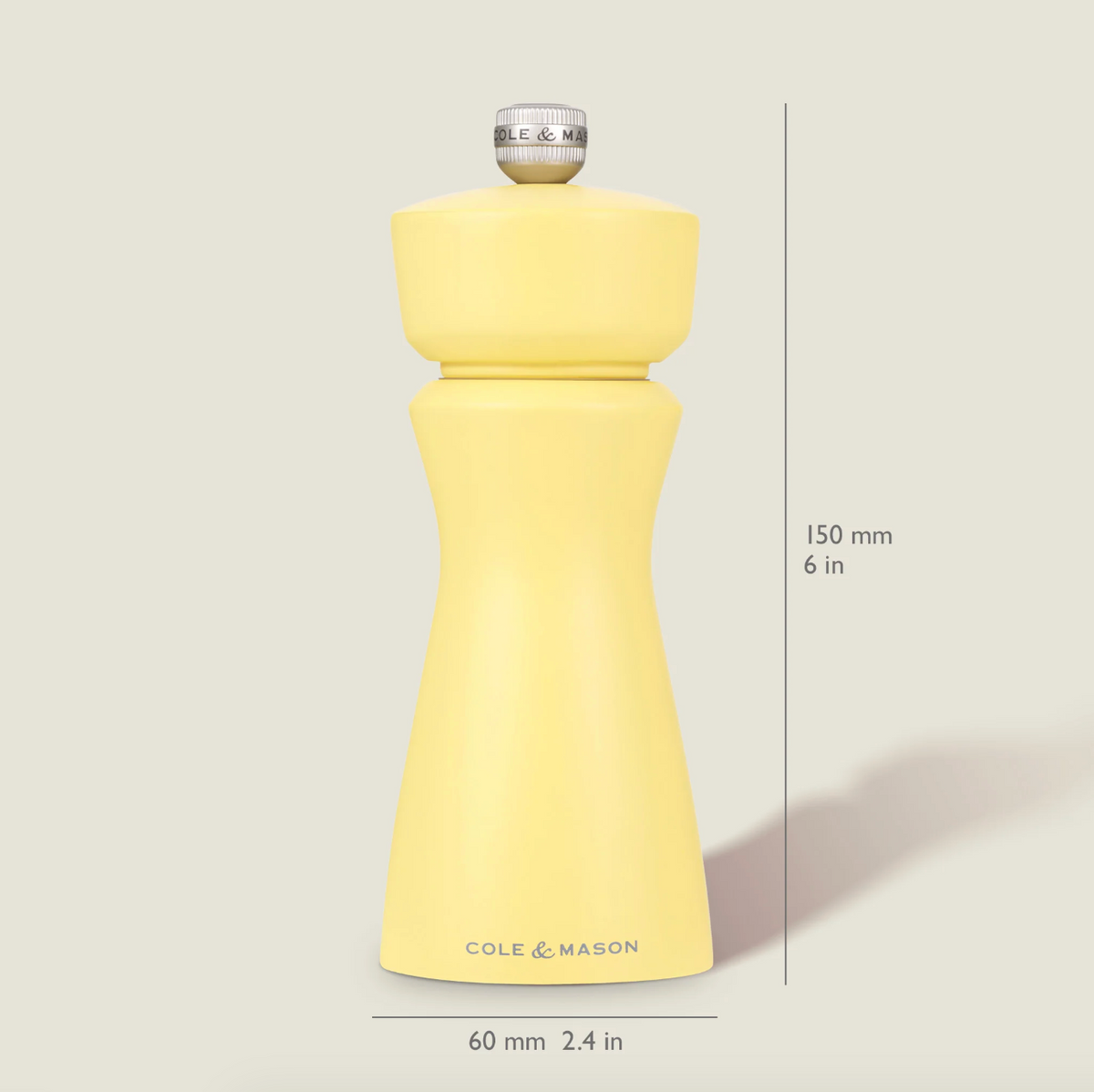 Cole & Mason Kenton Salt & Pepper Mill – Turmeric