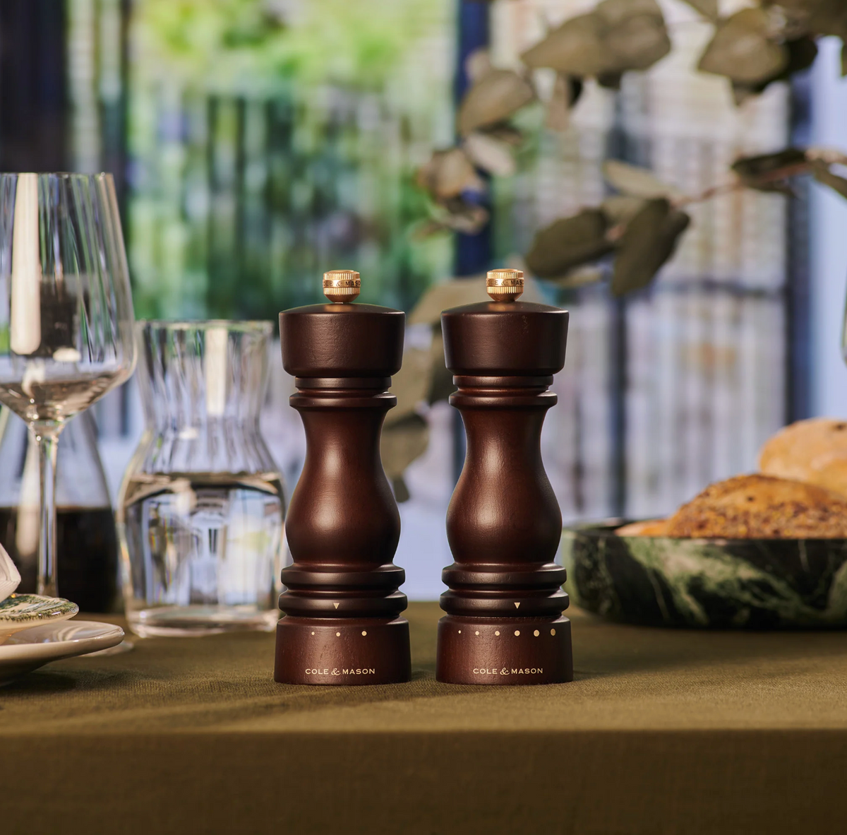 Cole & Mason London Grind Select Pepper Mill – Chocolate Wood – 7" / 18 cm