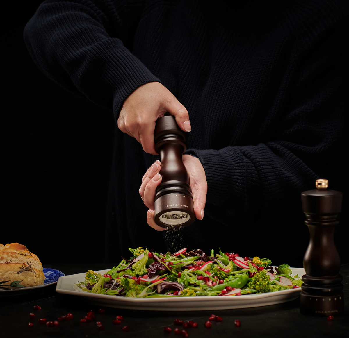 Cole & Mason London Grind Select Pepper Mill – Chocolate Wood – 7" / 18 cm