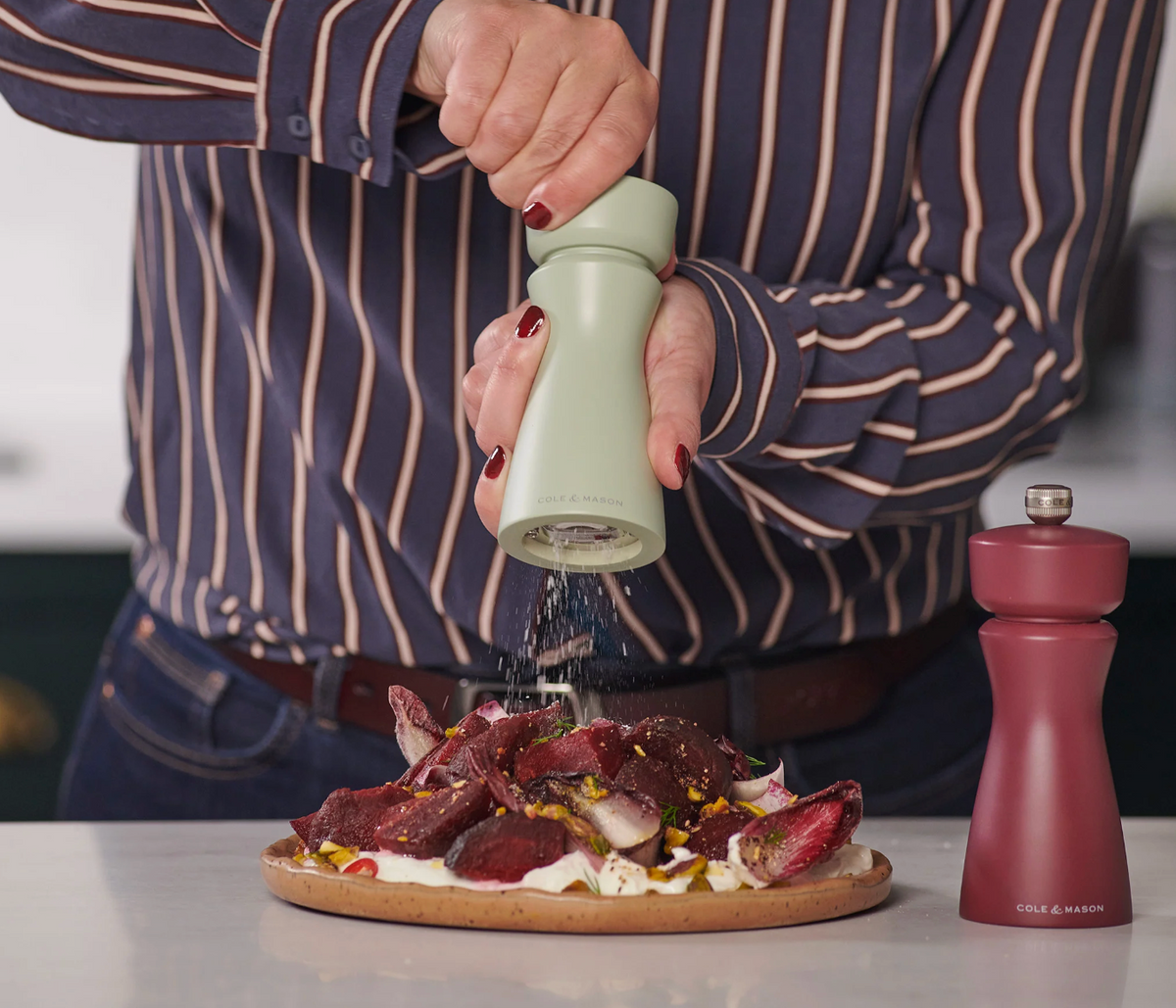 Cole & Mason Kenton Salt & Pepper Mill – Sage