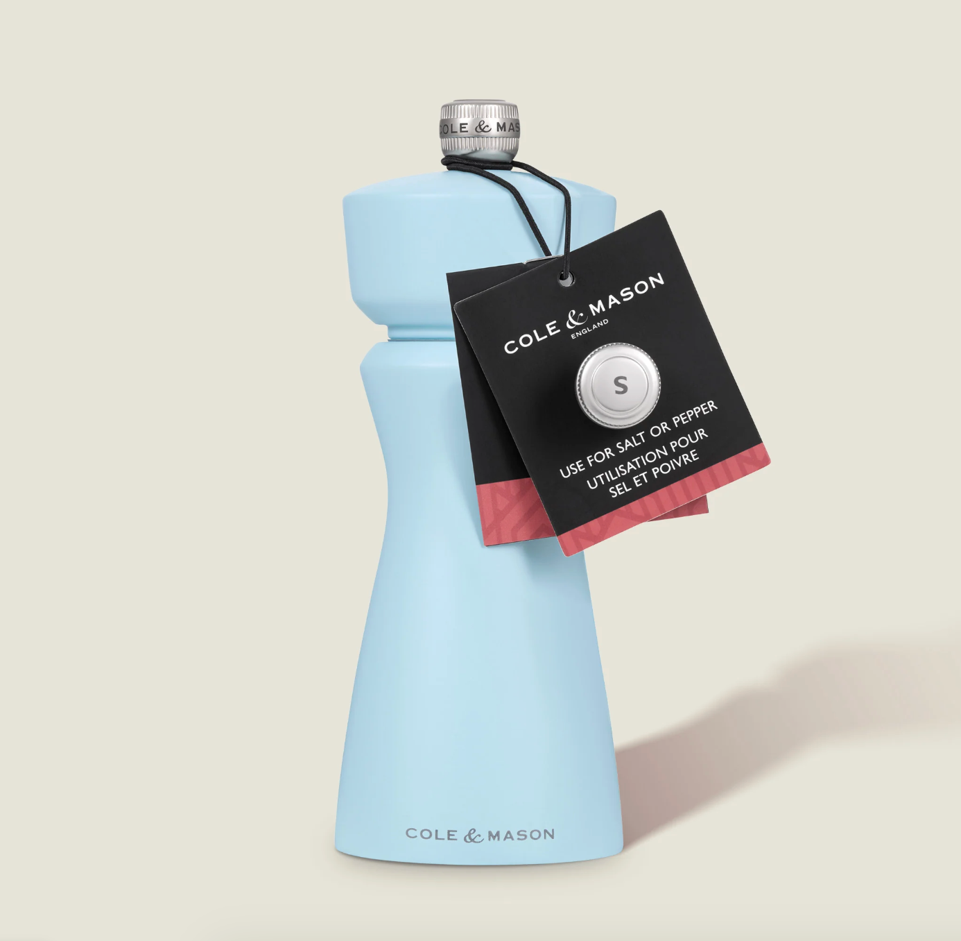 Cole & Mason Kenton Salt & Pepper Mill – Blue Salt