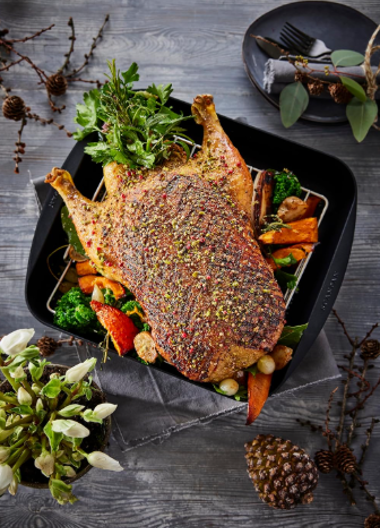 Scanpan TechnIQ Roasting Rack for Square Roasting Pan – 23.5 x 23.5 cm / 4.8 L