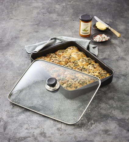 Scanpan Classic Glass Lid for Roasting Pan – 35.5 x 26.5 cm