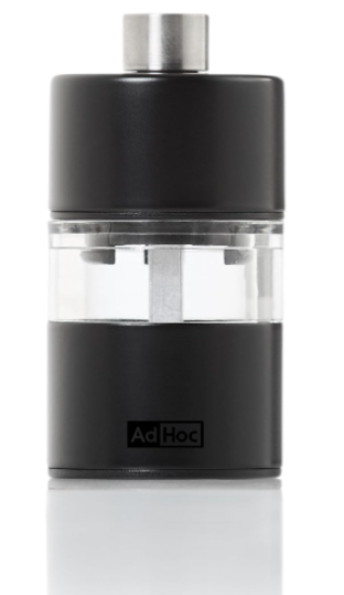 AdHoc Classic MiniMill Pepper / Salt Mill – Black – 2.4" / 6.2 cm