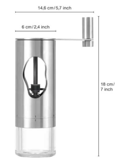 AdHoc Mrs Bean Manual Coffee Grinder by Kitchen Niche