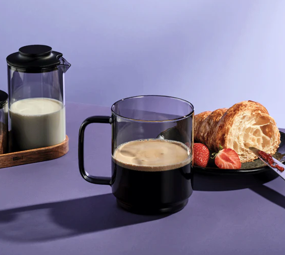 AdHoc Impact Mug With Handle – Grey Glass