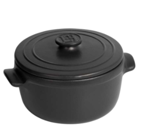 Emile Henry Solo Casserole – Basalte – 17 × 13.5 cm / 0.55 L