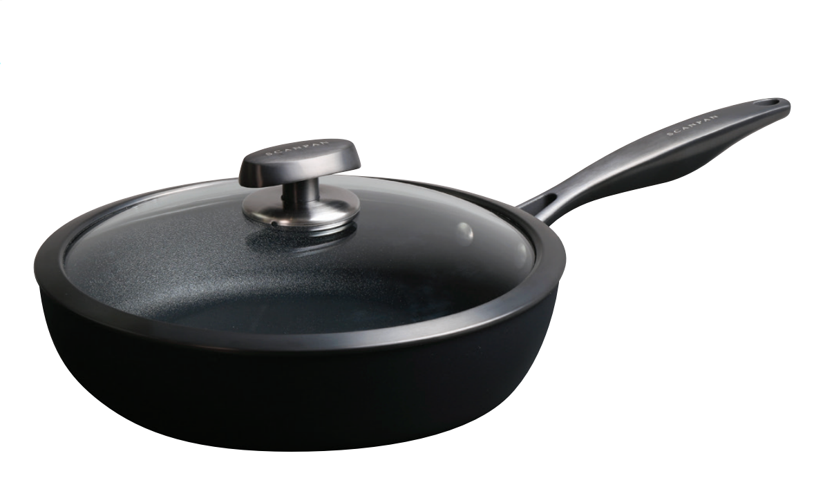 Scanpan Pro SB+ Sauté Pan with Lid – 28 cm / 2.4 L by Kitchen Niche