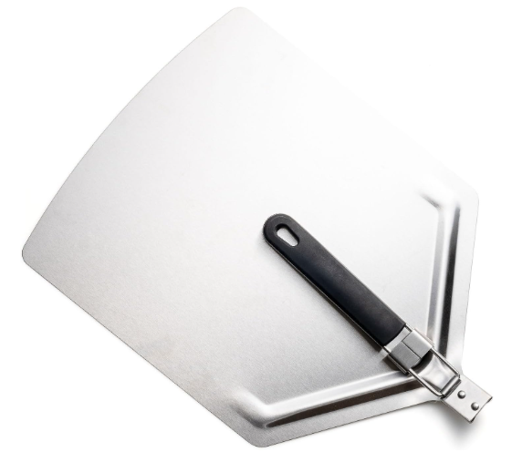 Outset Metal Pizza Paddle with Folding Handle