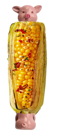 Outset Piglets Corn Holders – Set of 8