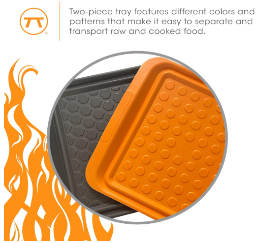 Outset Large BBQ Prep Trays – Set of 2