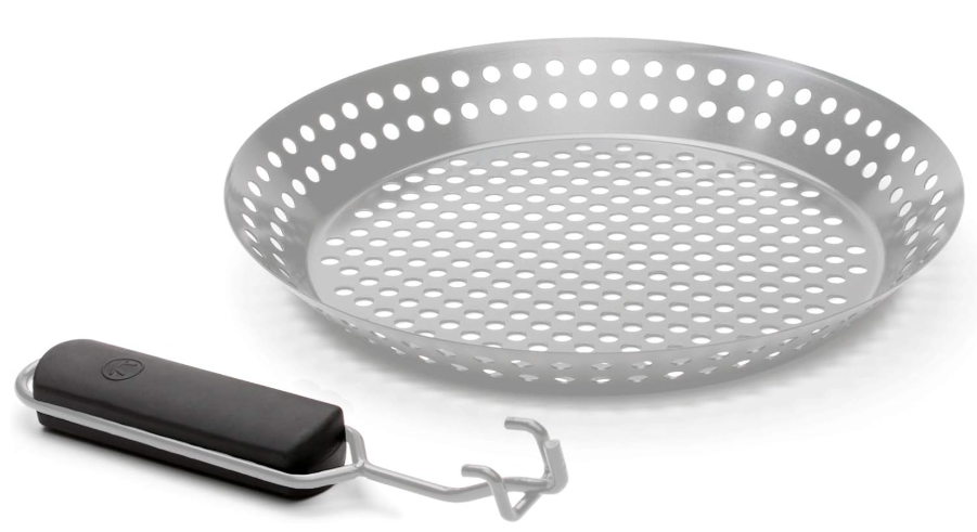 Outset Perforated Grill Skillet with Removable Handle – 12" SS