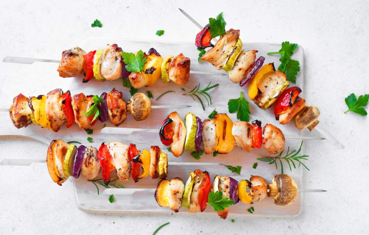 Outset Paddle Skewers – Stainless Steel with Canvas Bag