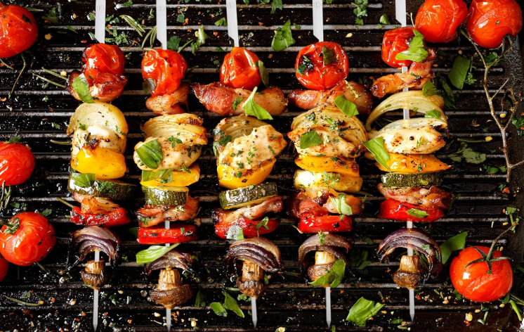 Outset Paddle Skewers – Stainless Steel with Canvas Bag