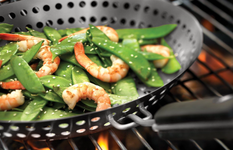 Outset Non-Stick Grill Skillet with Removable Handle