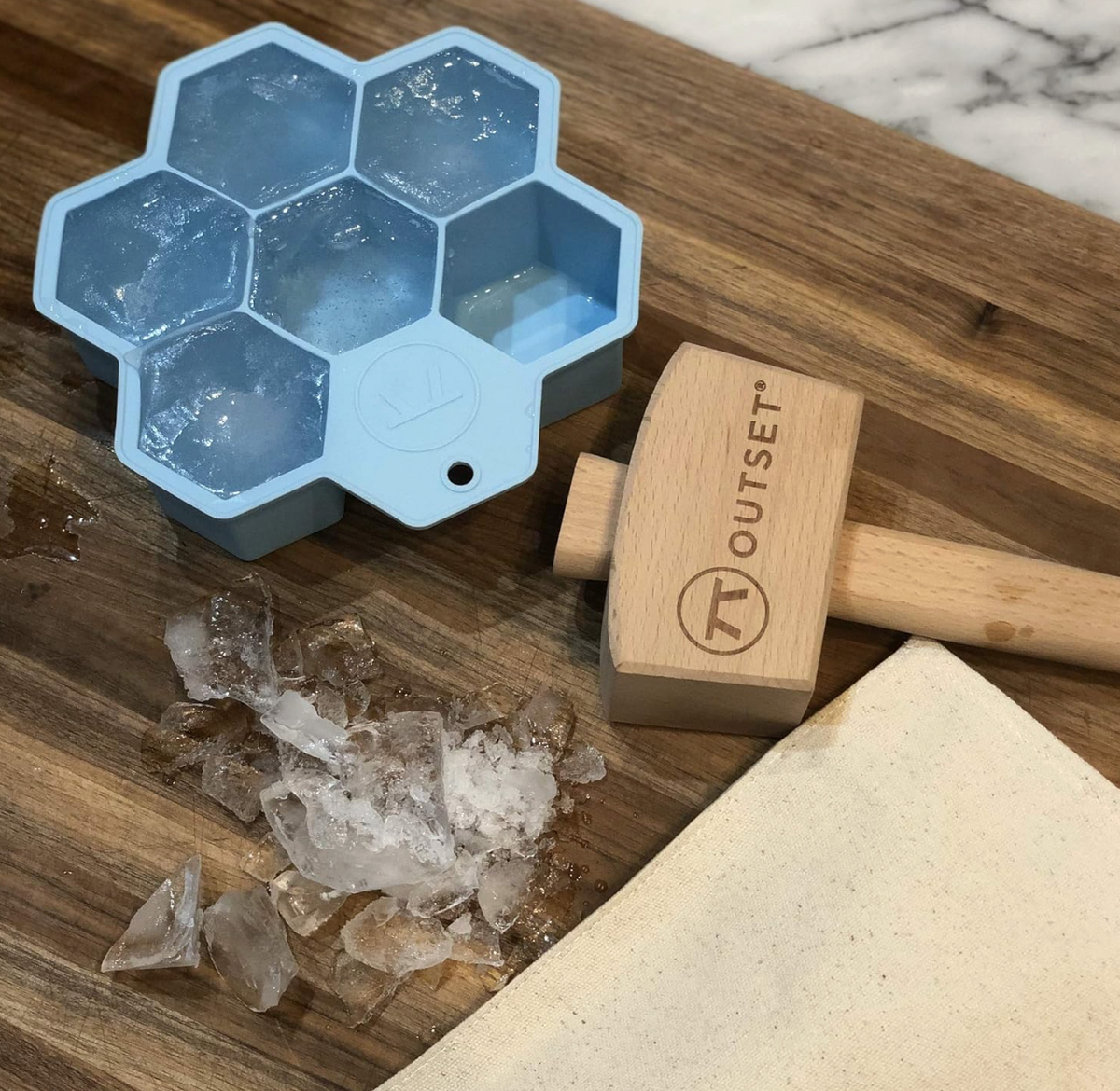 Outset Large Hexagon Ice Cube Tray