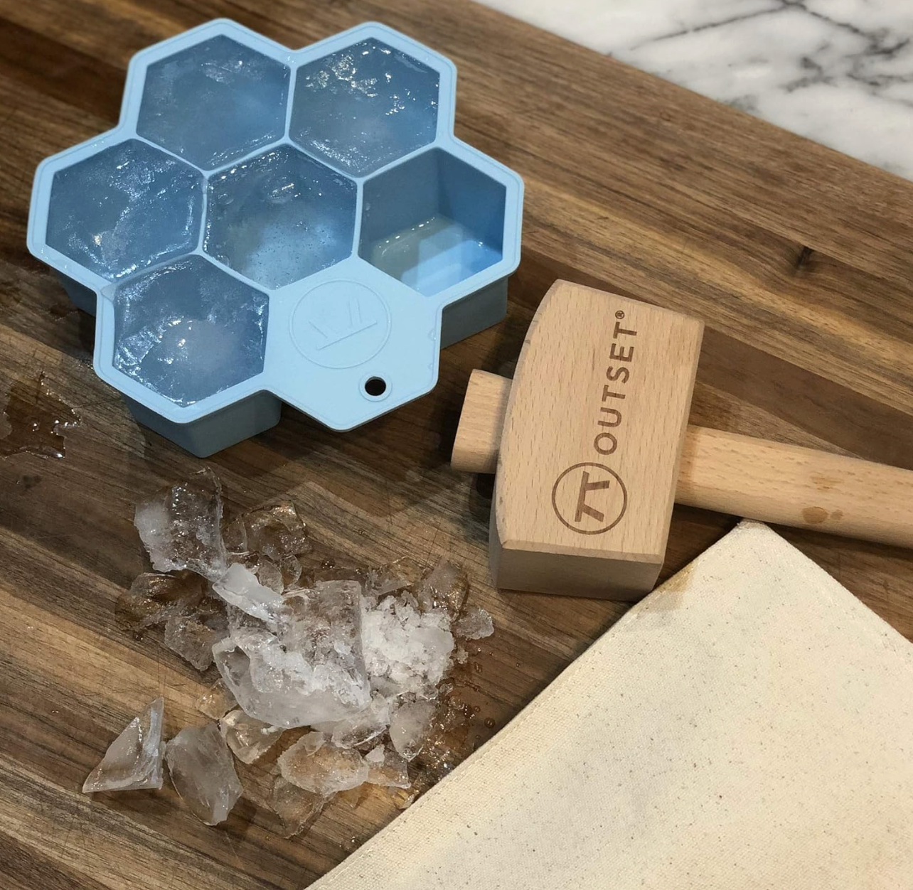 Outset Large Hexagon Ice Cube Tray