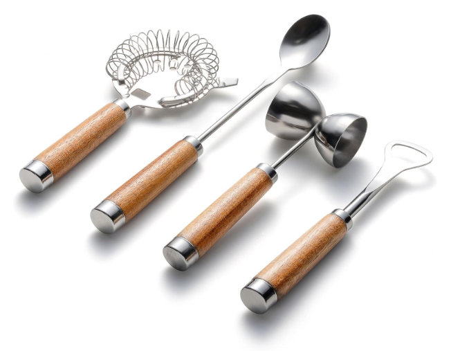 Outset Acacia Bar Tool Kit – Set of 4