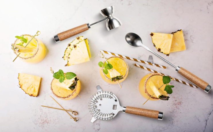 Outset Acacia Bar Tool Kit – Set of 4