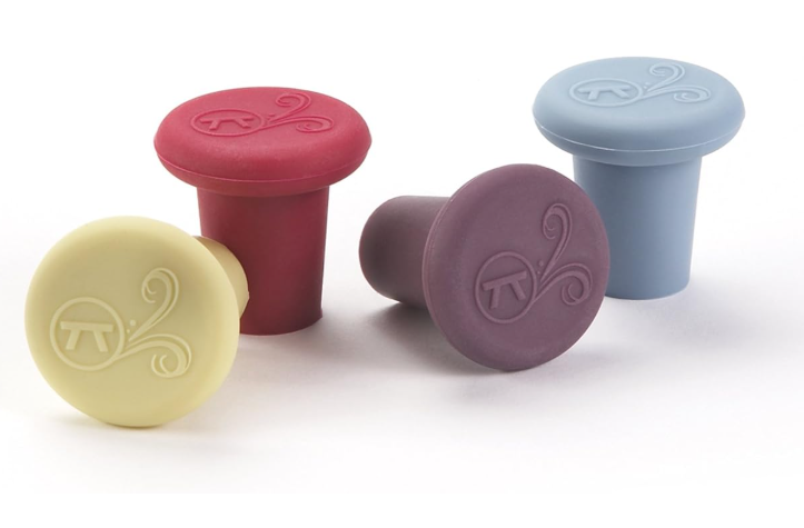 Outset Silicone Wine Stoppers – Set of 4