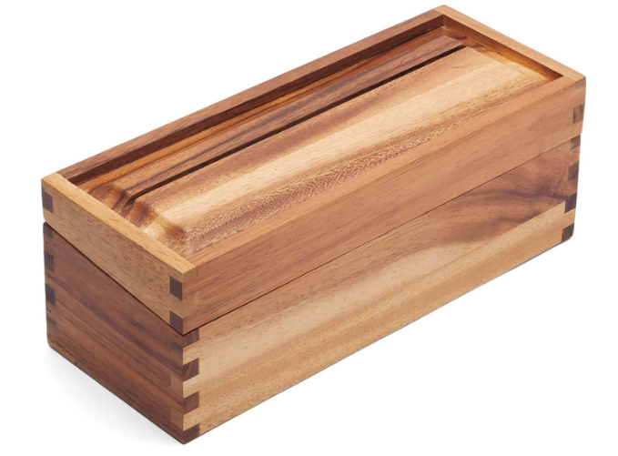 Recipe Box – 2 Compartments for 3 x 5" Cards