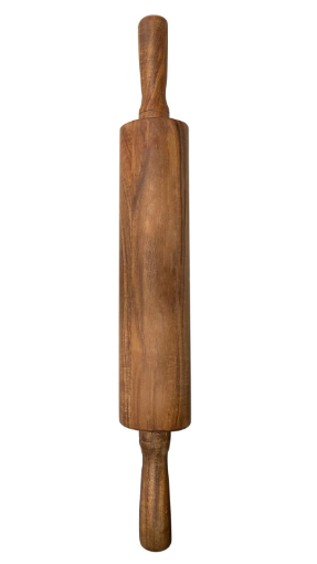 Rolling Pin – 12&quot; / 30.5 cm Barrel, Acacia Wood