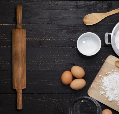 Rolling Pin – 12" / 30.5 cm Barrel, Acacia Wood