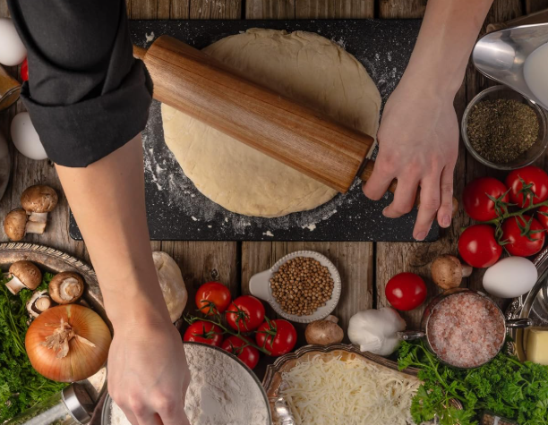 Rolling Pin – 12" / 30.5 cm Barrel, Acacia Wood