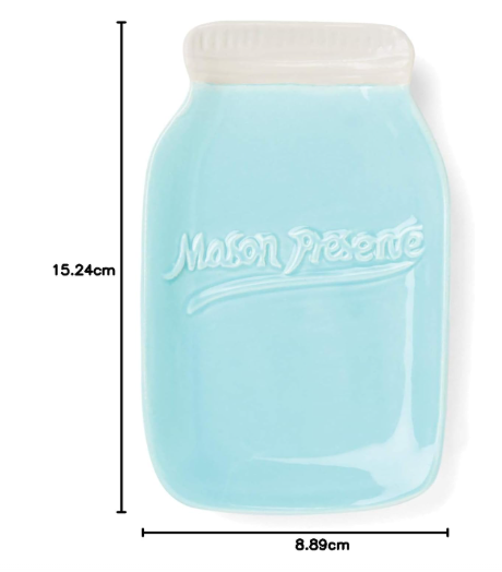 Fox Run Ceramic Mason Jar Spoon Rest