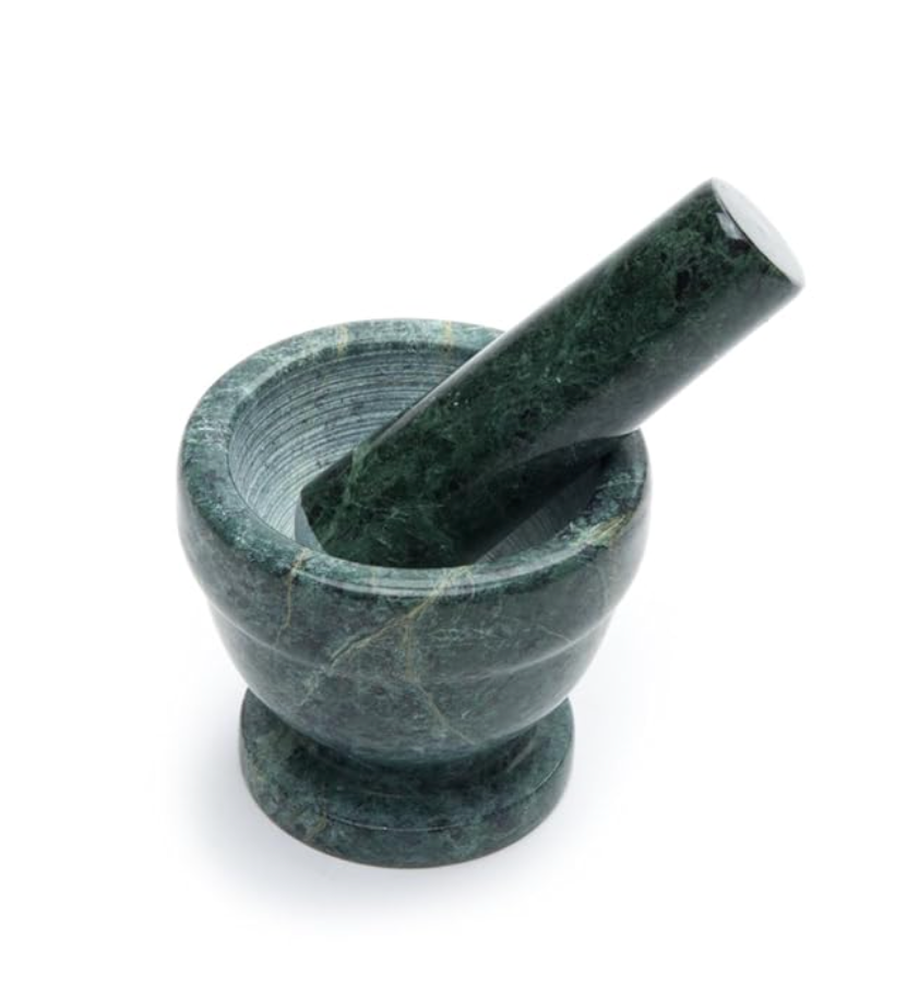 Fox Run Green Marble Mortar & Pestle – 3"