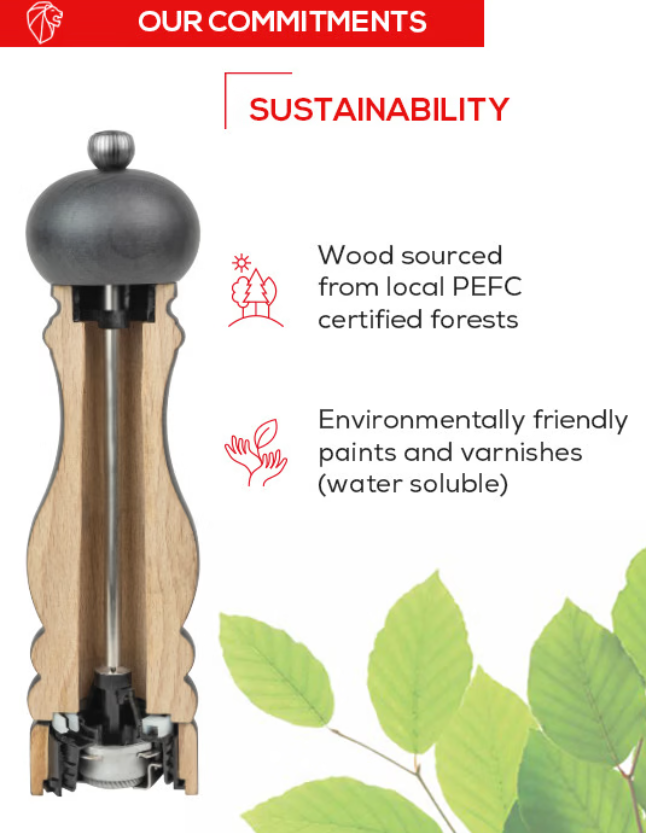 Peugeot Paris U’Select Narural Salt and Pepper Mill Set - 12” / 30 cm