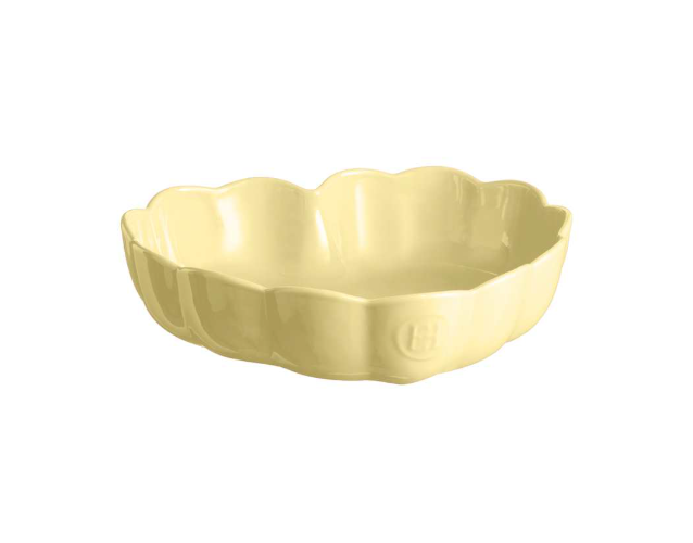 Emile Henry Madeleine Heart-Shaped Dish - Vanilla