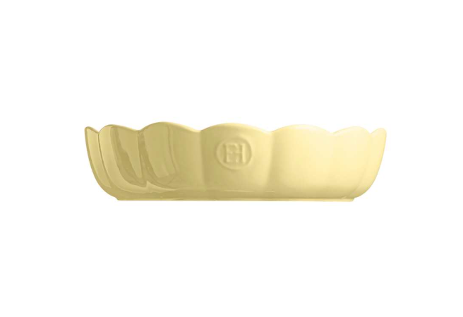 Emile Henry Madeleine Round Dish - Vanilla