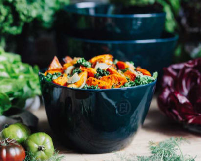 Emile Henry Salad Bowl – L – Cedar Green (Cèdre) – Ø 26 cm – H 16 cm – 5.5 L Emile Henry by Kitchen Niche