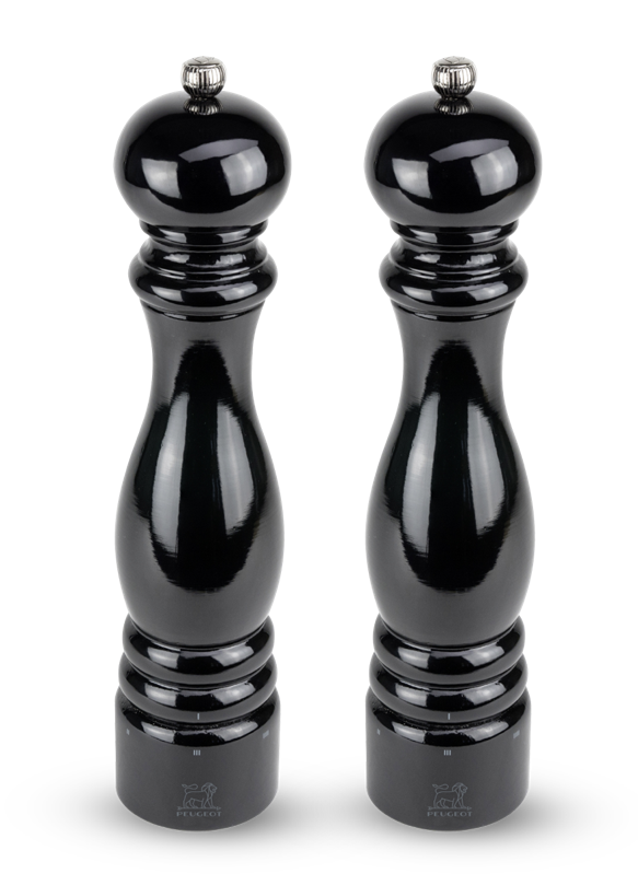 Peugeot Paris U’Select Black Lacquer Salt and Pepper Mill Set - 12” / 30 cm