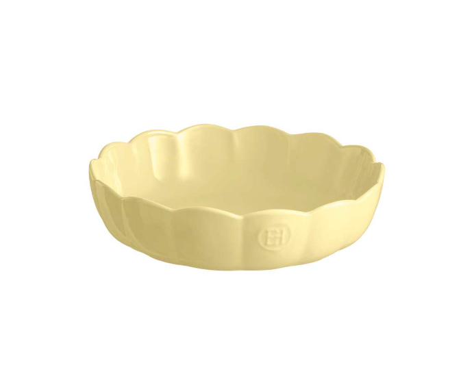 Emile Henry Madeleine Round Dish - Vanilla