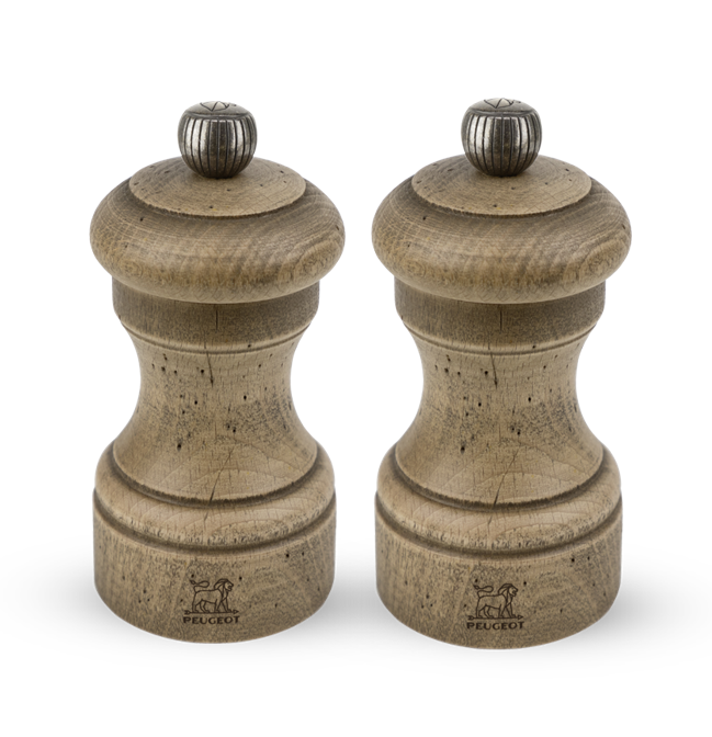 Peugeot Bistro Antique 10cm Salt &amp; Pepper Mill Set by Kitchen Niche