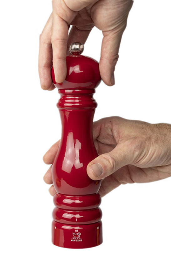 Peugeot Paris U’Select Passion Red Lacquer Salt and Pepper Mill Set - 9” / 23 cm