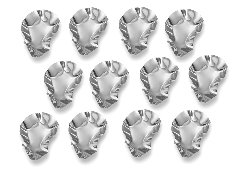 Outset Stainless Steel Grillable Oyster Shells – Set of 12