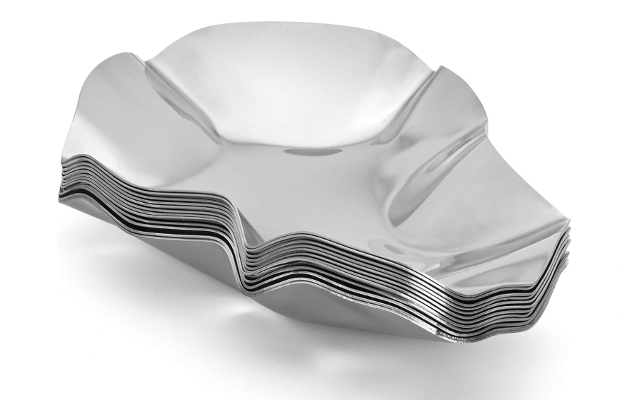 Outset Stainless Steel Grillable Oyster Shells – Set of 12