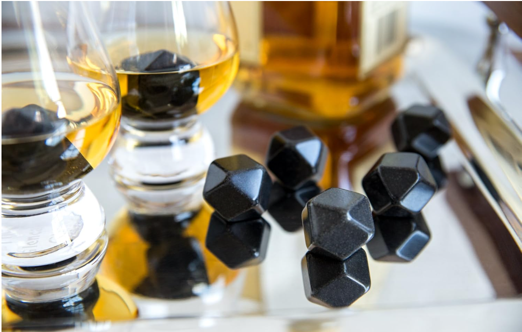 Outset Granite Whiskey Stones – Set of 9 by Kitchen Niche
