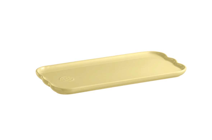 Emile Henry Madeleine Serving Plate - Vanilla