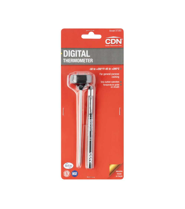 CDN ProAccurate Digital Thermometer Black