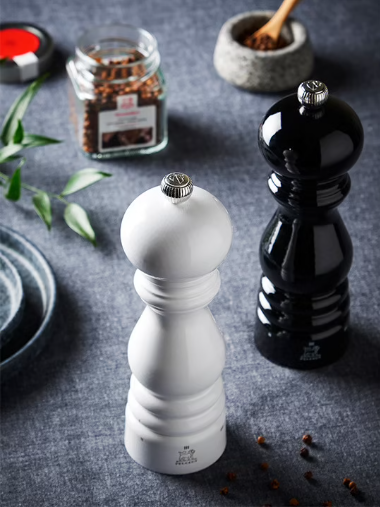 Peugeot Paris u'Select White Lacquer 40cm Pepper Mill by Kitchen Niche