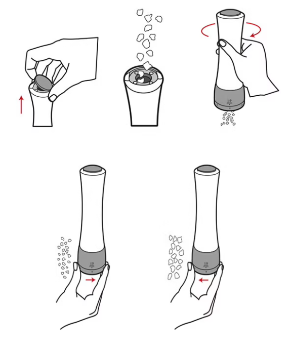 Peugeot Daman u'Select 21cm Salt Mill by Kitchen Niche