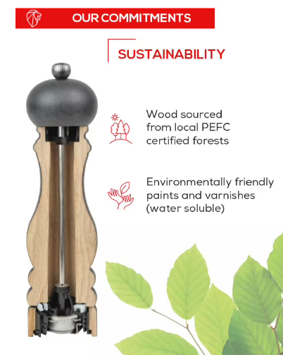 Peugeot Paris u'Select Chocolate 27cm Pepper Mill by Kitchen Niche