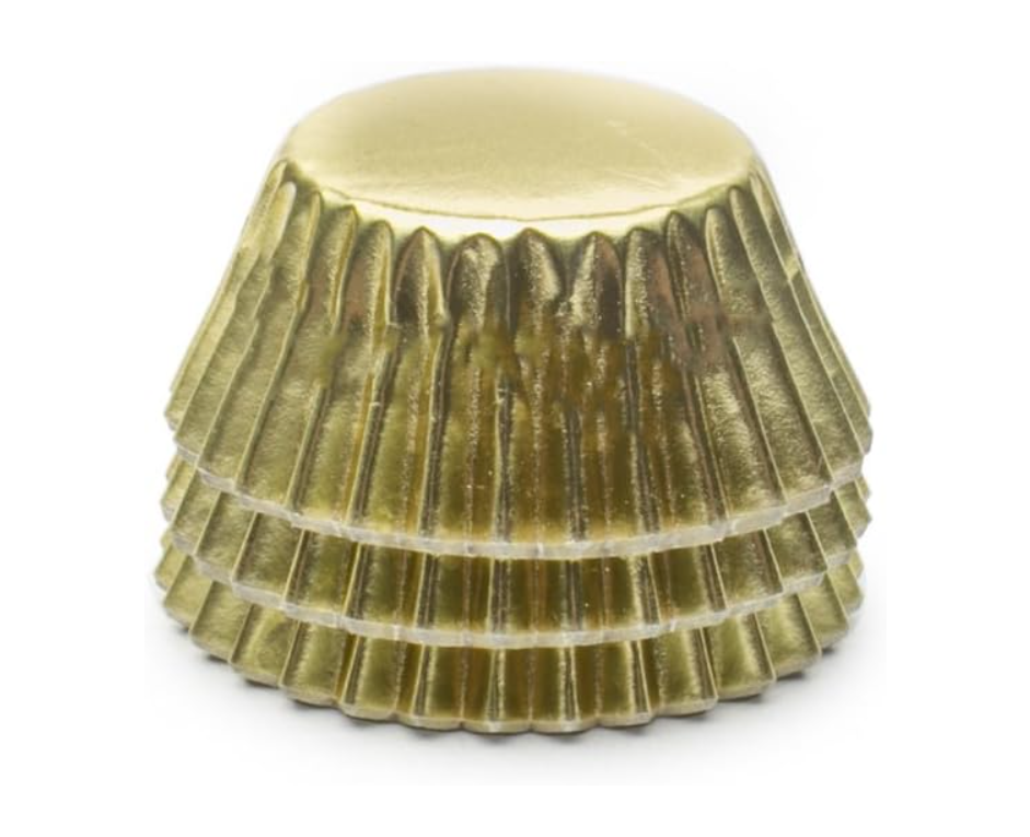 Fox Run Gold Foil Mini Baking Cup Set of 48